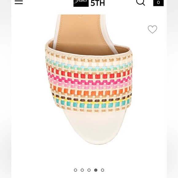 Veronica Beard Dali Raffia Wedge Sandals size 9 - Picture 4 of 7